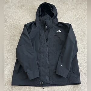 Men’s North Face Shell Coat and Puffer Vest Combo